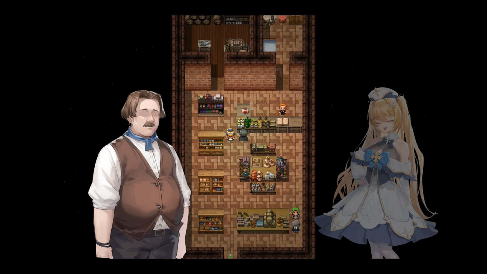 影色渐染~阿斯林顿的妹神官背景